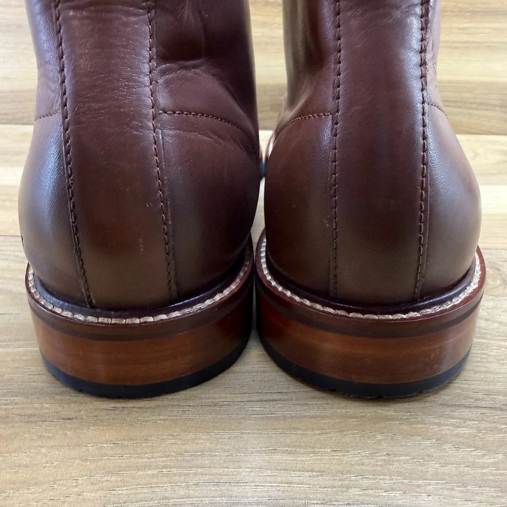 Cole Haan Berkshire Lug Chukka Boot Men 10M Brown Leather Business Casual Modern